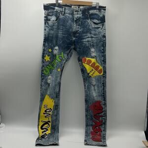 FWRD DENIM MENS SIZE 36x33 BLUE JEANS